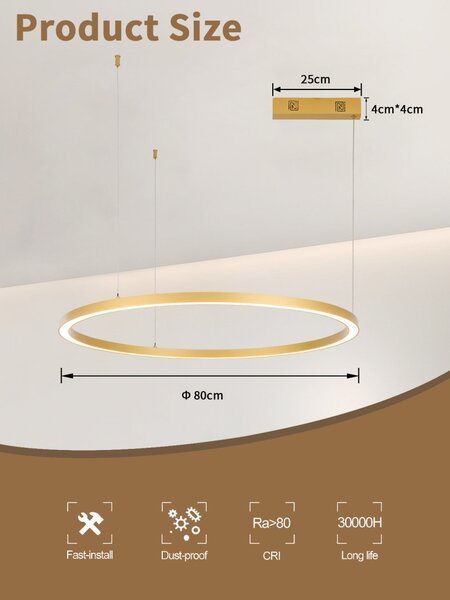 Immax NEO 07217L LED závesné stropné svietidlo CANTO | 60W integrovaný LED zdroj