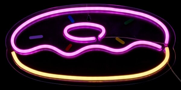 Atmosphera - LED neónová nástenná dekorácia DONUT LED/5V