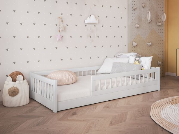 Detská montessori posteľ Dores 80x180 - biela