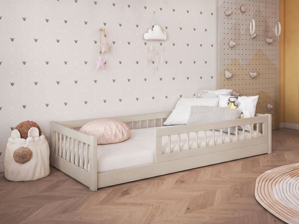 Detská montessori posteľ Dores 80x180 - kašmír