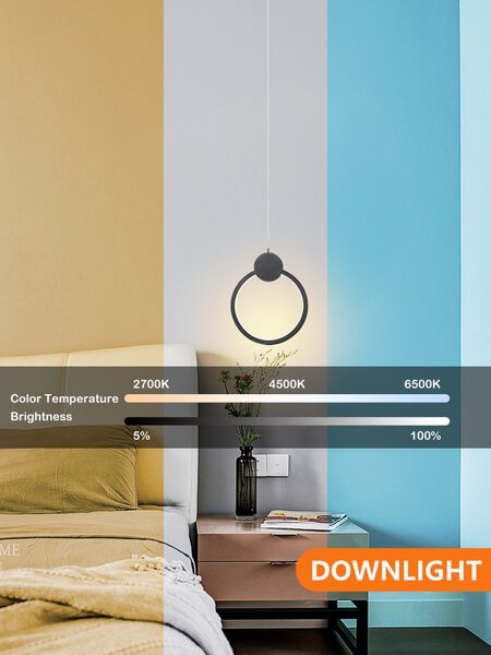 Immax NEO LITE 07233L LED závesné stropné svietidlo OVALE | 18W integrovaný LED zdroj