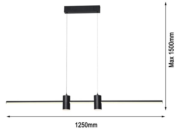 Immax NEO LITE 07230L LED závesné stropné svietidlo ESTRELAS | 30W integrovaný LED zdroj | 2100lm