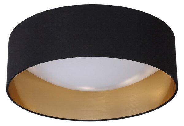 Stropné Lampa Lindby, Coleen, Čierna, Obývacia izba, Tkanina / Textil, Moderný