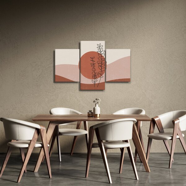 Obraz - Boho listy N⁰1 (90x60 cm)