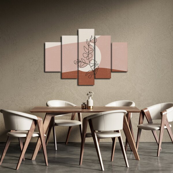 Obraz - Boho listy N⁰2 (150x105 cm)