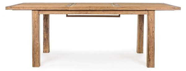 MUZZA Záhradný rozkladací stôl tonby 160 (220) x 95 cm prírodný