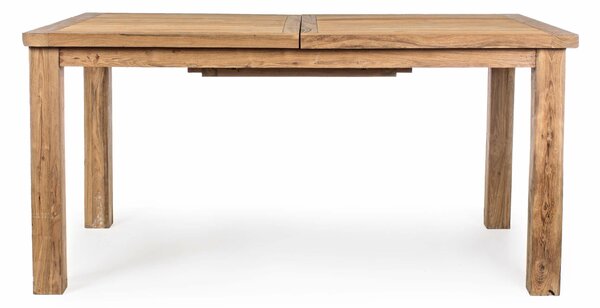 MUZZA Záhradný rozkladací stôl tonby 160 (220) x 95 cm prírodný