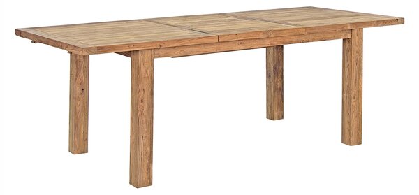 MUZZA Záhradný rozkladací stôl tonby 160 (220) x 95 cm prírodný