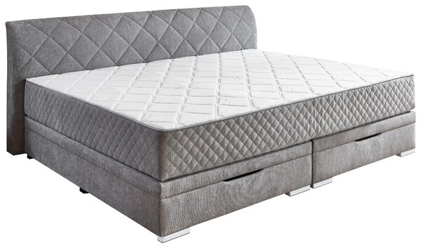 RODINNÁ POSTEĽ, 240/200 cm, sivá Boxxx - Postele, Online Only