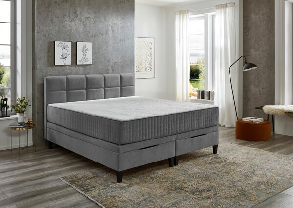 AMERICKÁ POSTEĽ, 180/200 cm, antracitová Boxxx - Online Only spálne, Online Only