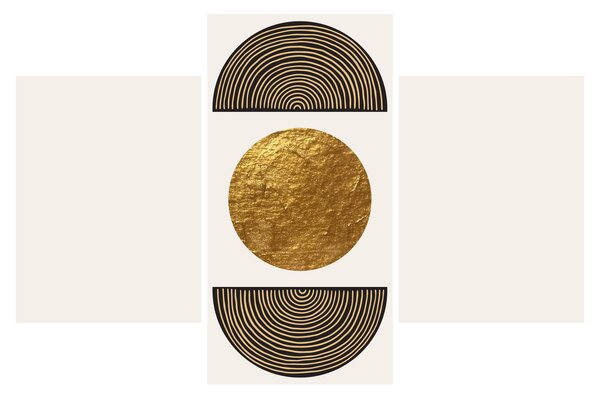 Obraz - Zlatý ornament N⁰1 (90x60 cm)