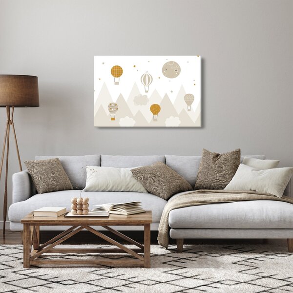 Obraz - Lietajúce balóny (90x60 cm)