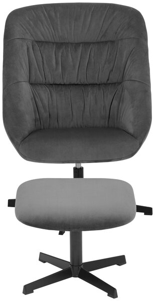 KRESLO – SADA, textil, sivá MID.YOU - Online Only obývacie izby, Online Only