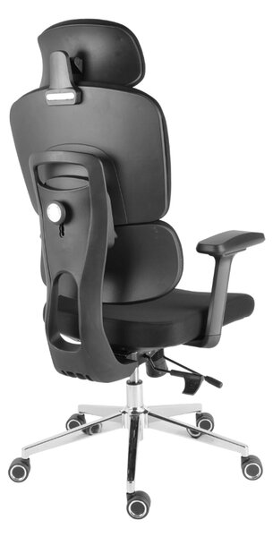 Kancelárska ergonomická stolička Neoseat ROBIN — čierna, nosnosť 150 kg