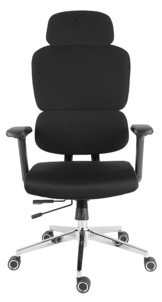 Kancelárska ergonomická stolička Neoseat ROBIN — čierna, nosnosť 150 kg