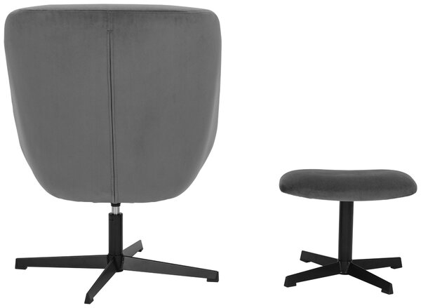 KRESLO – SADA, textil, sivá MID.YOU - Online Only obývacie izby, Online Only
