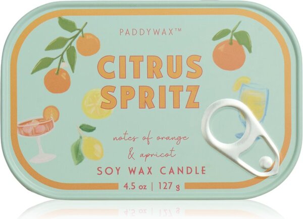Paddywax Bistro Tin Citrus Spritz vonná sviečka v plechu 127 g