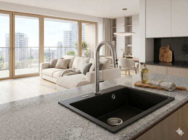 Deante Drez Andante Flush granit - ZQN 5103 béžový