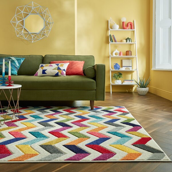Flair Rugs , Kusový koberec Spectrum Bolero Multi, 80x150, viacfarebná, obývacia izba