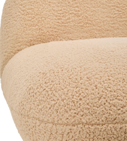 KRESLO, textil, béžová P & B - Online Only obývacie izby, Online Only