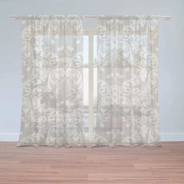 Sablio Záclony Secesné noblesa: 2ks 150x250cm