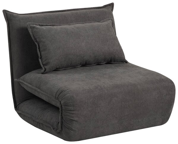 ROZKLADACIE KRESLO, textil, tmavosivá Livetastic - Postele, Online Only
