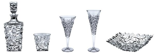 BOHEMIA JIHLAVA GLACIER POHÁR 350 ML SADA 6 KS