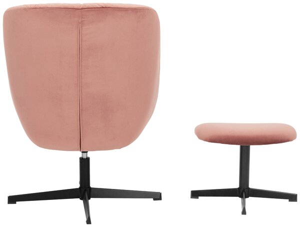 KRESLO – SADA, textil, koralová MID.YOU - Online Only obývacie izby, Online Only