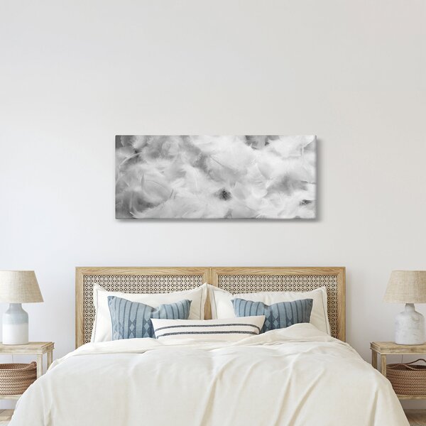 Obraz - Oblaky perie (120x50 cm)