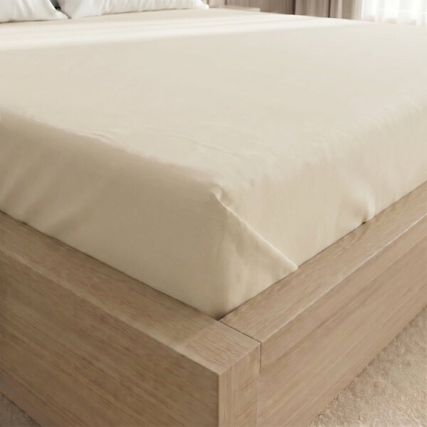 Kvalitex Prestieradlo plachta bavlnené 150x230cm smotanové