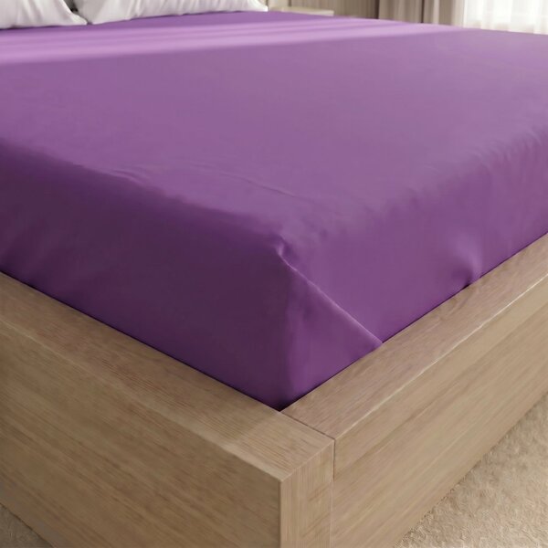 Kvalitex Prestieradlo plachta bavlnené 150x230cm fialové