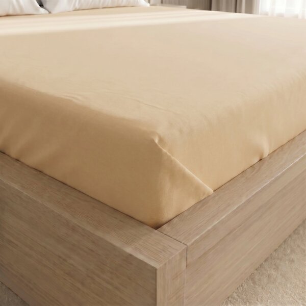 Kvalitex Prestieradlo plachta bavlnené 150x230cm marhuľové