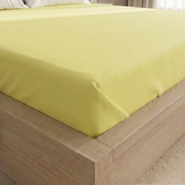 Kvalitex Prestieradlo plachta bavlnené 150x230cm žlté