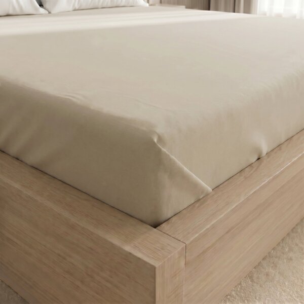 Kvalitex Prestieradlo plachta bavlnené 150x230cm béžové