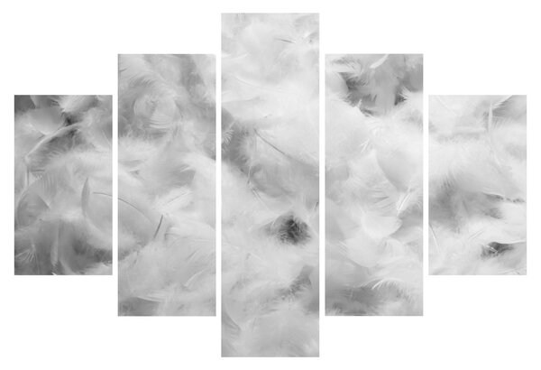 Obraz - Oblaky perie (150x105 cm)