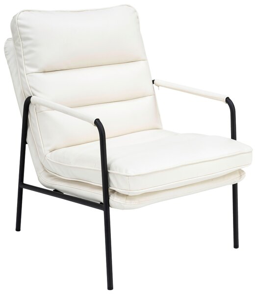 KRESLO, textil, biela MID.YOU - Online Only obývacie izby, Online Only