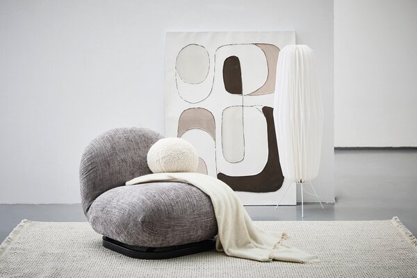 KRESLO, textil, svetlosivá P & B - Online Only obývacie izby, Online Only