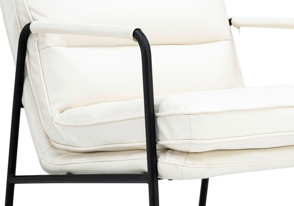 KRESLO, textil, biela MID.YOU - Online Only obývacie izby, Online Only