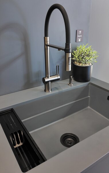 Deante Drez Magnetic granit - ZRM S10A, sivá metalic
