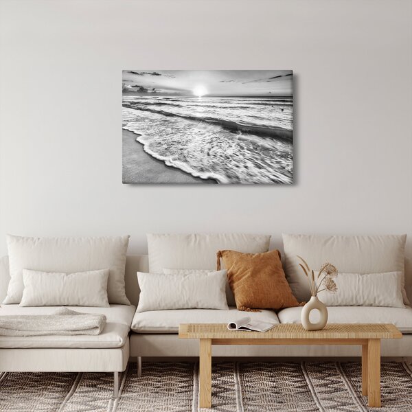Obraz - Západ slnka pri mori (90x60 cm)
