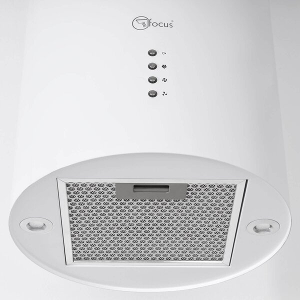 Novoterm Odsávač pár ostrovčekový Shadow 35 WH, biela matná