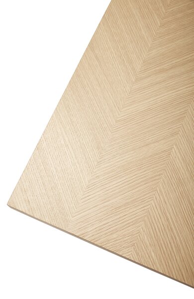 MUZZA Konferenčný stolík ringboe 121 x 51 cm prírodný