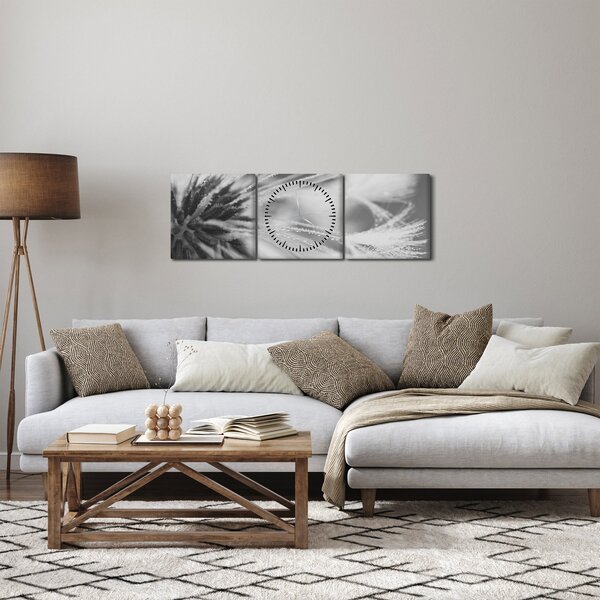 Obraz - Púpava (s hodinami) (90x30 cm)