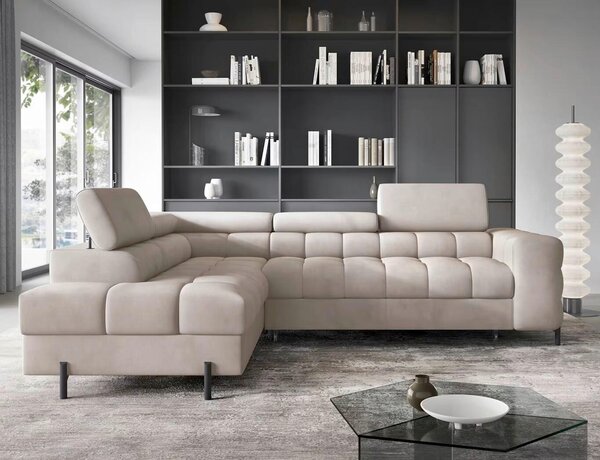 ROHOVÁ SEDAČKA, textil, béžová MID.YOU - Sedačky, Online Only