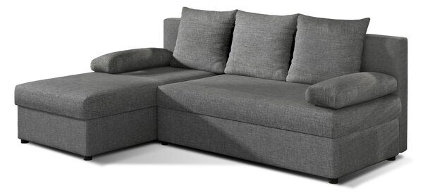 ROHOVÁ SEDAČKA, textil, sivá MID.YOU - Sedačky, Online Only