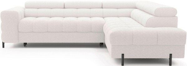 ROHOVÁ SEDAČKA, textil, biela MID.YOU - Sedačky, Online Only