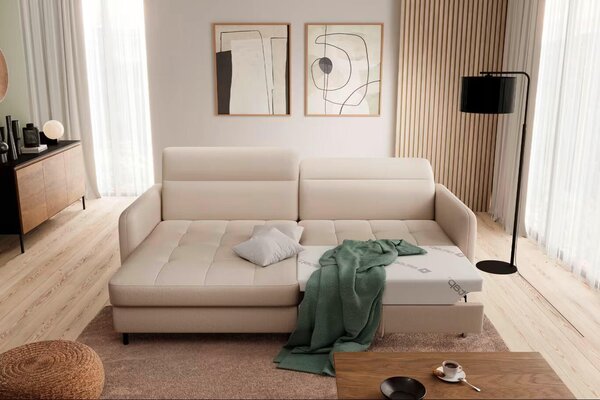 ROHOVÁ SEDAČKA, textil, krémová MID.YOU - Sedačky, Online Only