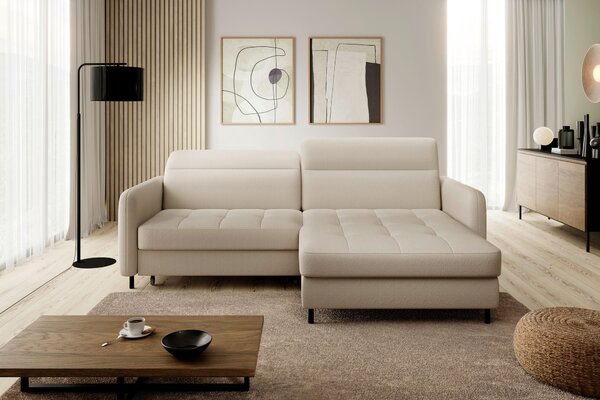ROHOVÁ SEDAČKA, textil, krémová MID.YOU - Sedačky, Online Only