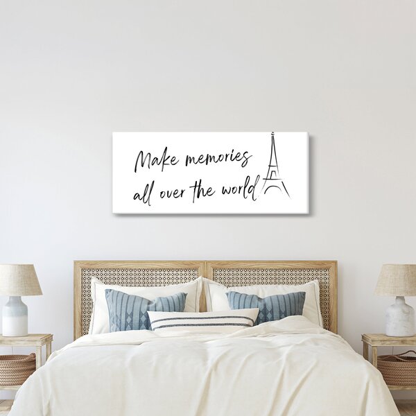 Obraz - Make memories (120x50 cm)