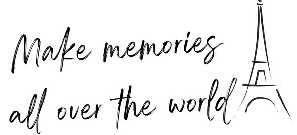 Obraz - Make memories (120x50 cm)